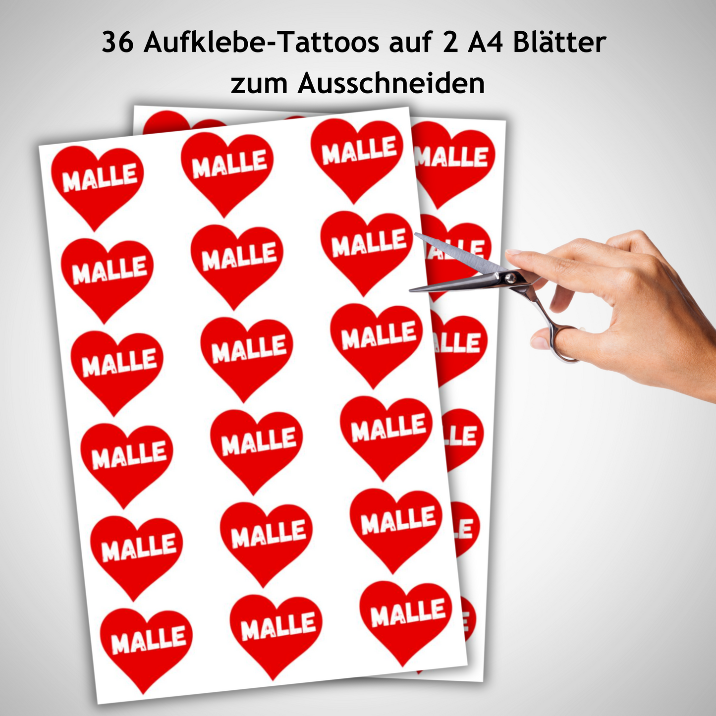 Personalisierbares Temporäres Tattoo mit Wunschtext Herz-Design – Ideal für Festivals, Hochzeiten & Veranstaltungen (Lieblingsstadt)
