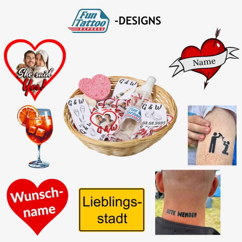 Funtattooexpress unterschiedliche Designs